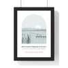 Personalised Grandad's Fishing Spot Print - morning mist river version for Dad