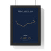 Personalised Great North Run Print - framed minimal Great North Run route print