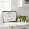 Framed personalised print