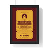 Personalised Haunted House Ticket Print - framed personalised haunted house ticket print for the Thompsons