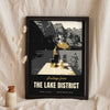 Personalised Holiday Photo Travel Poster - leaning in a frame