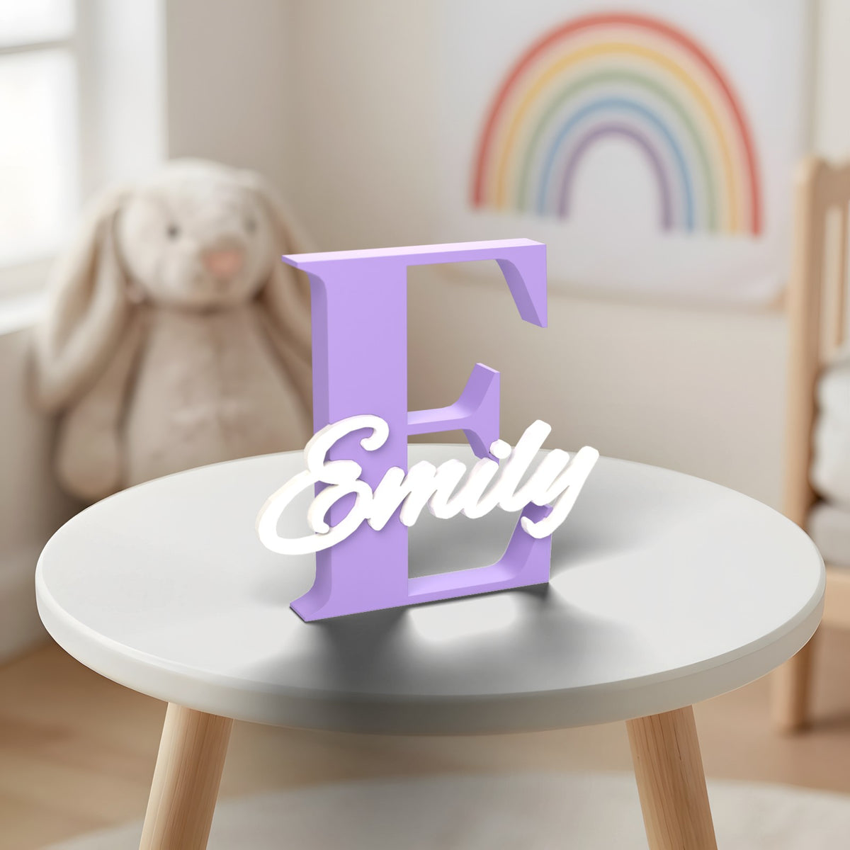 Personalised Initial Name Sign - another colour choice