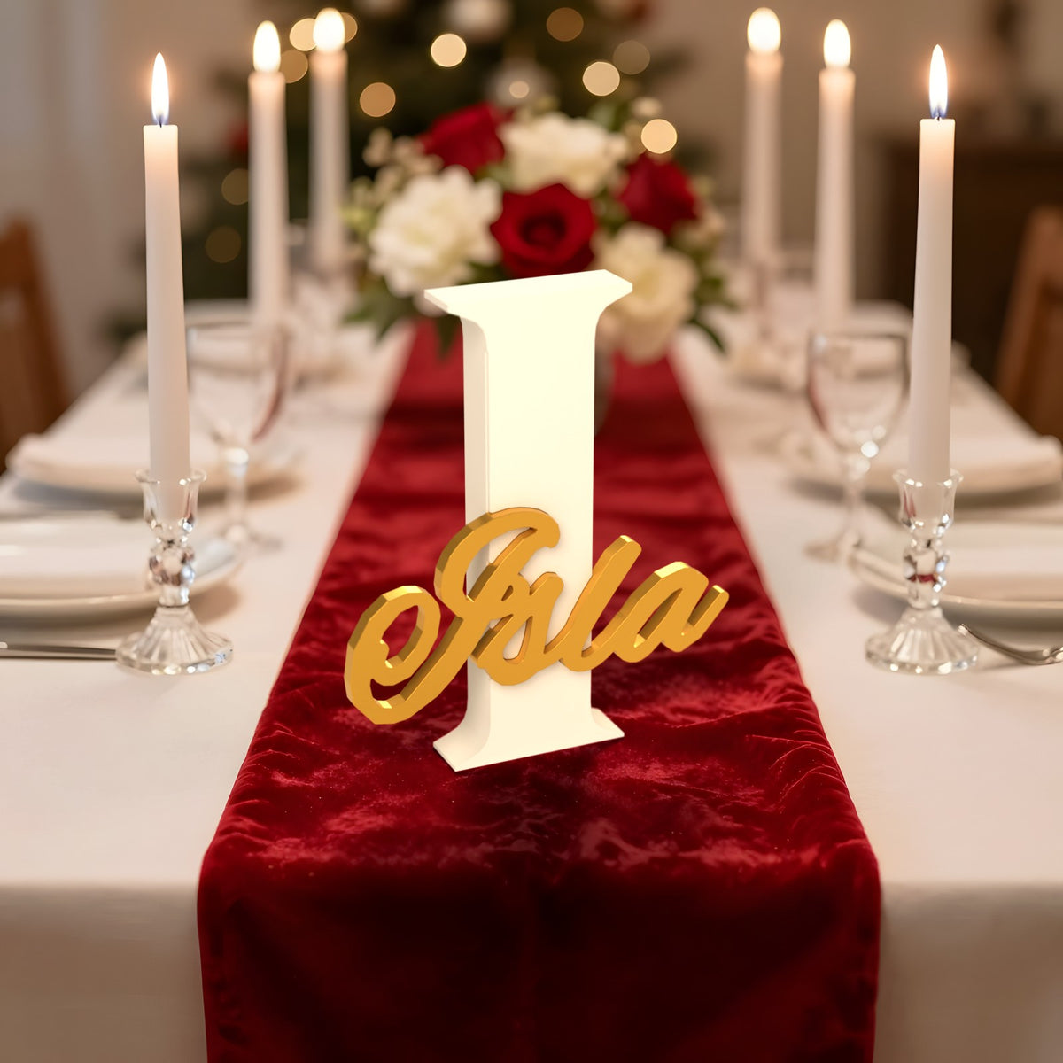 Personalised Initial Name Sign - another colour choice