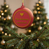 Personalised Mr & Mrs First Christmas Married Bauble - more colour ideas