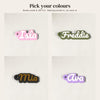 Personalised Name Keyring - colour options