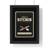 Personalised Nan's Kitchen Print - black Mum's Kitchen version