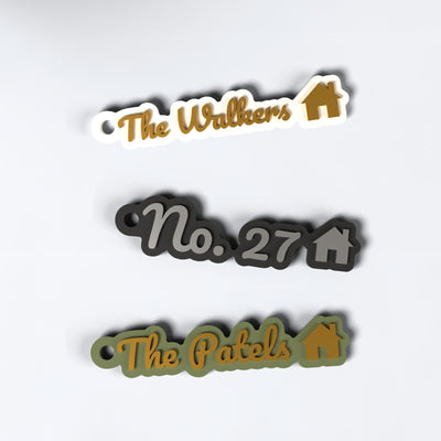 Personalised New Home Keyring - personalised new home keyring examples