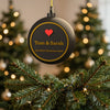 Personalised Our First Christmas Bauble - personalised our first christmas bauble on the Christmas tree