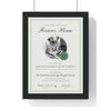 Personalised Pet Adoption Certificate Print - another design