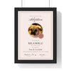 Personalised Pet Adoption Certificate Print - another design