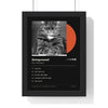 Personalised Pet Album Cover Print - dark colourway