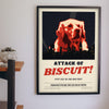 Personalised Pet Horror Movie Poster - pet horror movie poster on a hallway wall