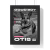 Personalised Pet Magazine Cover Print - dark colourway