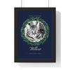 Personalised Pet Portrait Christmas Print - another version