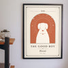 Personalised Pet Tarot Card Print - pet tarot card print on the hallway wall
