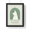 Personalised Pet Tarot Card Print - framed sage pointy eared dog version