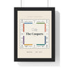 Personalised Property Board Game Print - framed cream property board game print for The Coopers in Bristol