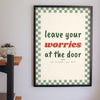 Personalised Quote Print - hanging in the hallway