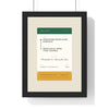 Personalised Rail Ticket Print - framed green and mustard version with long station names