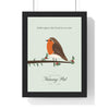 Personalised Robin Memorial Print - another version