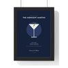 Personalised Signature Cocktail Print - framed navy martini with olives