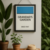 Framed personalised print