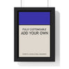 Framed personalised print