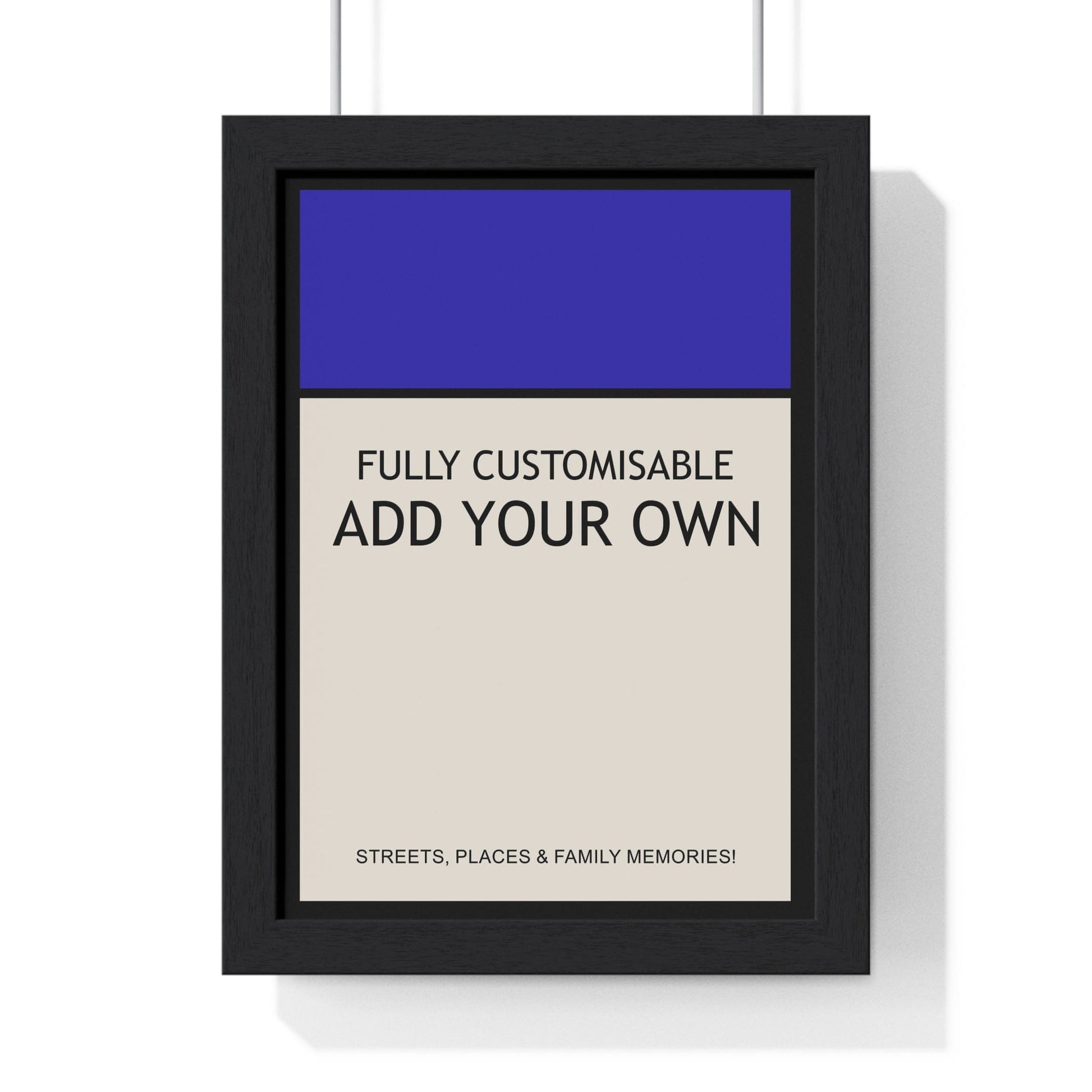 Framed personalised print