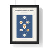 Personalised Sunday Dinner at Nan's Print - French blue Christmas Dinner at Nan's for two