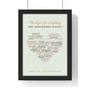 Personalised Teacher Thank You Print - sage version with 32 long names