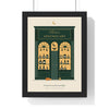 Personalised Witch Apothecary Sign Print - framed personalised witch apothecary sign print in bottle green and gold