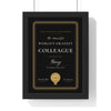 Personalised World's Okayest Award Print - framed black colleague certificate