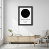 Framed personalised print