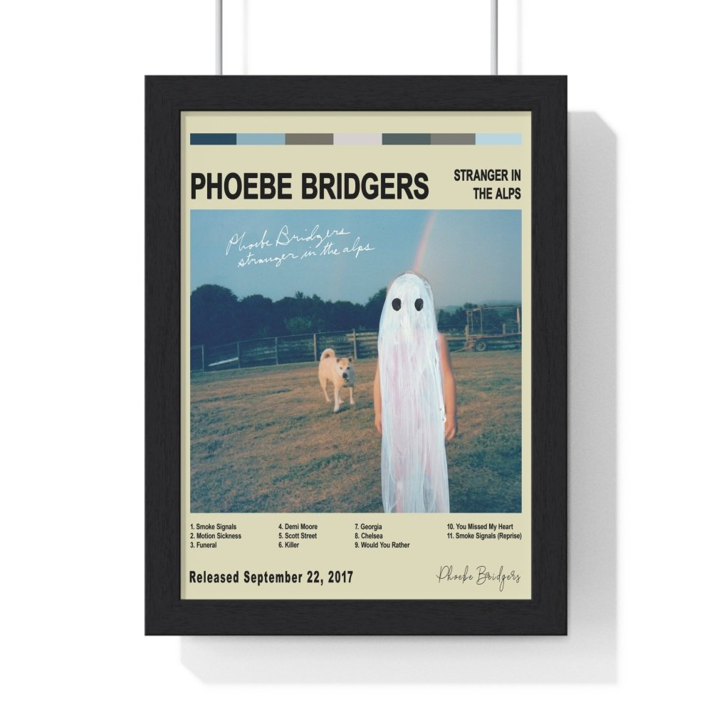 Phoebe Bridgers - Stranger in the Alps Album Cover Poster - Poster Kingz - A5 (unframed) - Vintage - 