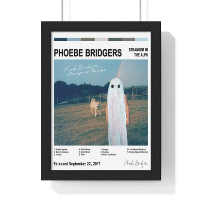 Phoebe Bridgers - Stranger in the Alps Album Cover Poster - Poster Kingz - A5 (unframed) - White - 