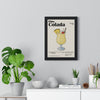 Framed Pi�a Colada Cocktail - Tropical Drink - print