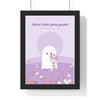 Pink Ghost Print - lilac version with a long personal line