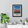 Framed Pittodrie Stadium Aberdeen poster