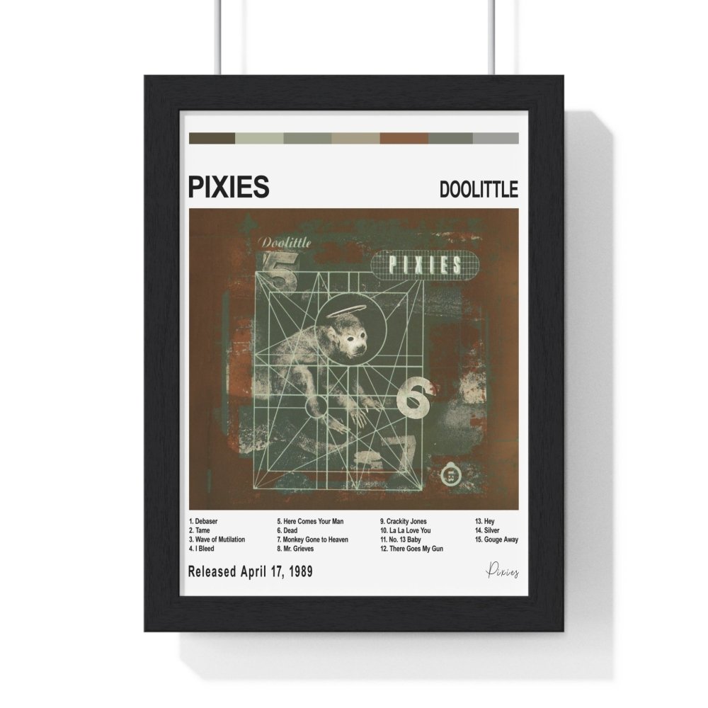 Pixies - Doolittle Album Cover Poster - Poster Kingz - A5 (unframed) - White - 