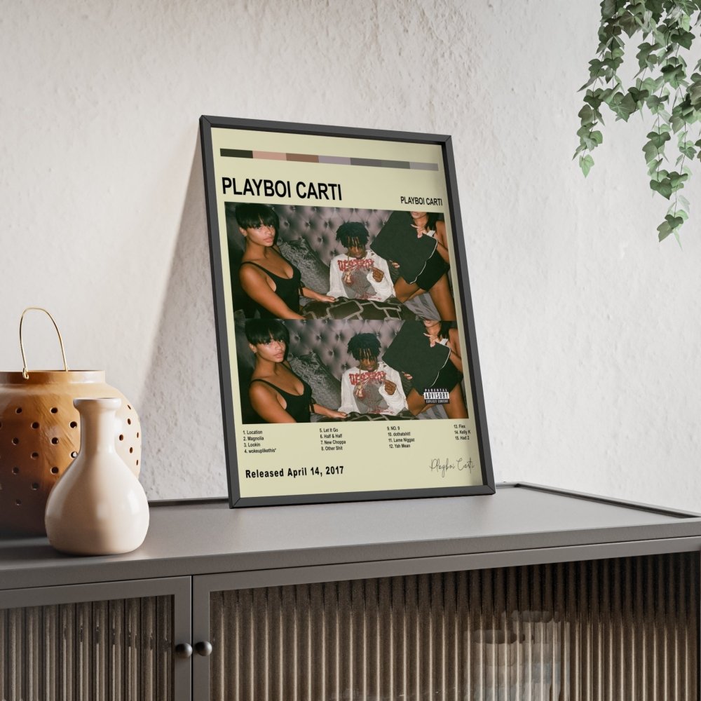 Playboi Carti Album Cover Poster - Poster Kingz - A5 (unframed) - Vintage - Playboi Carti