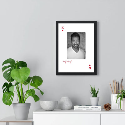 Personalised Couples Playing Card Photo Print
