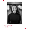 Personalised Couples Playing Card Photo Print