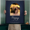 Personalised Pet Memorial Print - Lifestyle - held up in a bright room