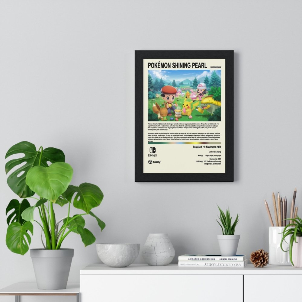 Pokémon Shining Pearl - Gaming Poster - Poster Kingz - A5 (unframed) - 