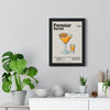 Framed Pornstar Martini Cocktail - Bold Party Drink - print