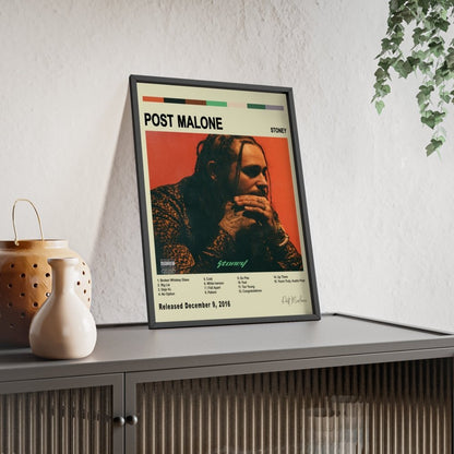 Post Malone - Album Cover Poster - Poster Kingz - A5 (unframed) - White - beerbongs & bentleys