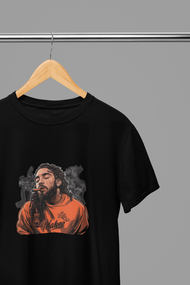 Post Malone T-Shirt/Sweatshirt - Poster Kingz - S - T-Shirt - Black