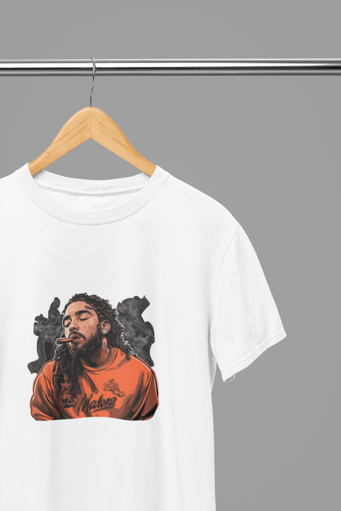 Post Malone T-Shirt/Sweatshirt - Poster Kingz - S - T-Shirt - White