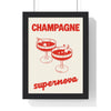 Album Cover Poster Champagne Supernova Inspired Poster – Bold Minimalist Cocktail Wall Art Poster Kingz