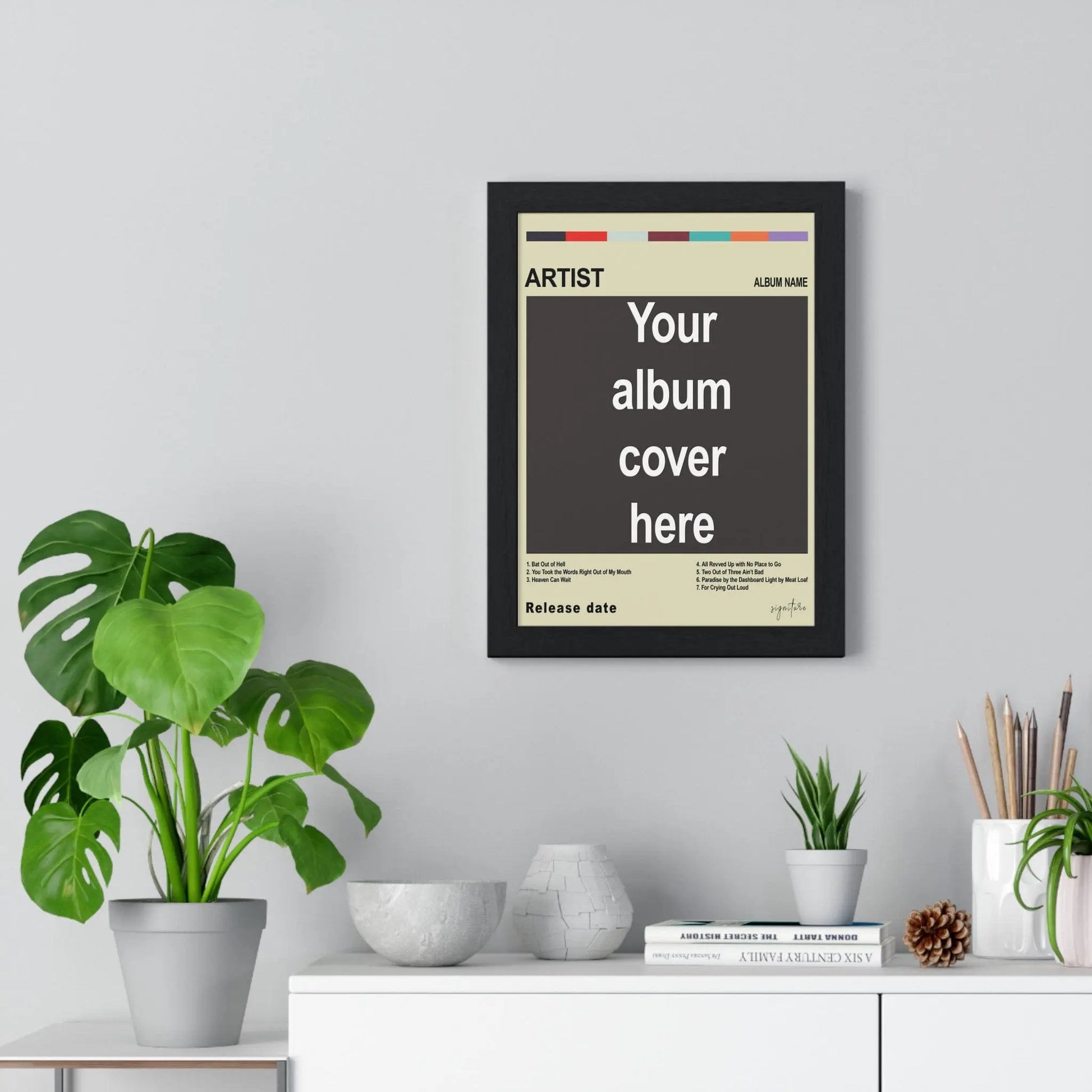 Album Cover Poster Custom Album Cover Poster | Personalised Music Print Poster Kingz